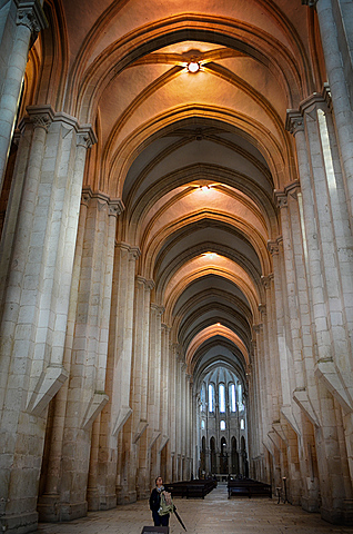 A igreja do Mosteiro de Alcobaça