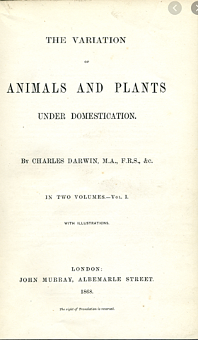 Charles Darwin ( Feb 12, 1809 - April 19, 1882)