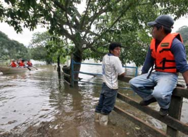 Se inundan los estado de Tabasco y Chiapas