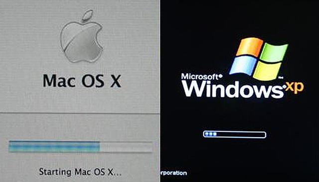 MAC OS X y WINDOWS XP