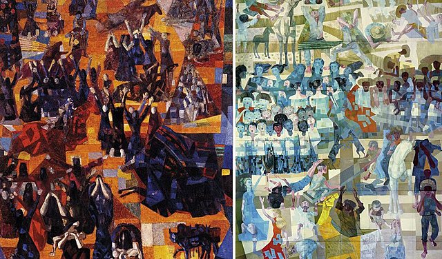 Murais "Guerra" e "Paz"