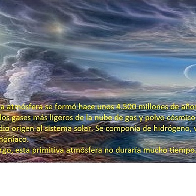 Timeline: EVOLUCIÓN DE LA ATMÓSFERA