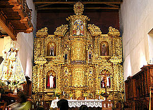 Retablo mayor de la iglesia de Chacas, Áncash