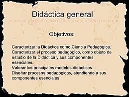 Didáctica general