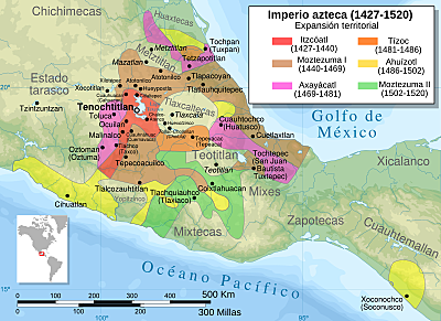 El Imperio Azteca- 6 reinados 1427-1520