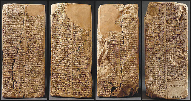 Publicación del Poema de Gilgamesh