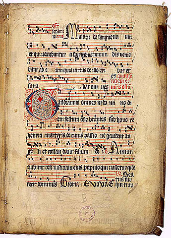 NOTACIÓN CUADRADA- GUIDO D'AREZZO ( S.IX)