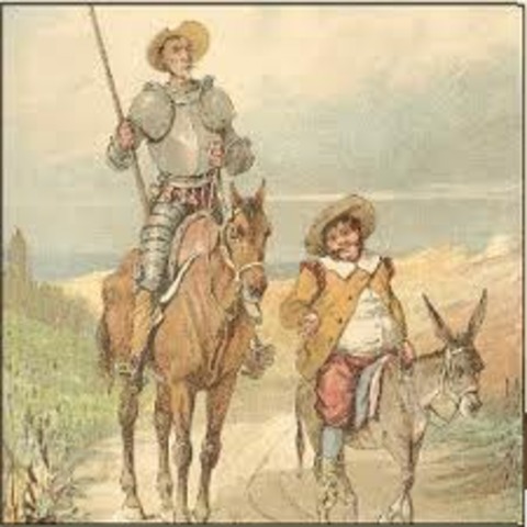 Saquean a Don Quijote y a Sancho Panza