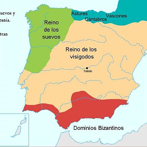 Invasiones de suevos, vándalos y alanos.