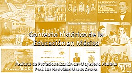 Timeline: "Contexto histórico de la Educación en México"