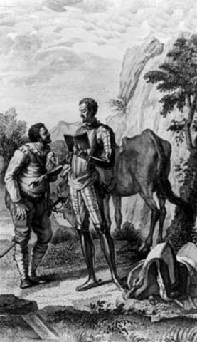 Envía una carta a su amada Dulcinea