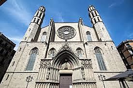 Inici de la Catedral de Santa Maria del Mar de Barcelona