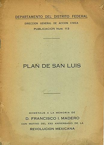 Se crea el Plan de San Luis