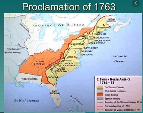 Cause 2: Proclamation of 1763