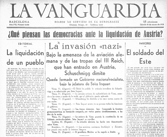 Anexión de Austria: el Anschluss