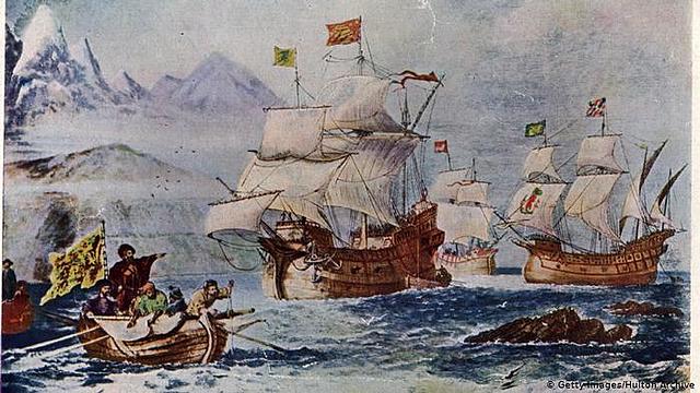 Ferdinand Magellan’s crew was the first to circumnavigate the globe.