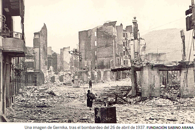 Bombardeo de Guernica, España (1937)