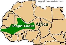 The Songhai Empire was established in Africa