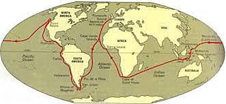 Sir Francis Drake circumnavigated the globe