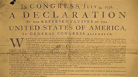Declaration of Independence