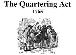 Cause 5: Quartering Act (1765)
