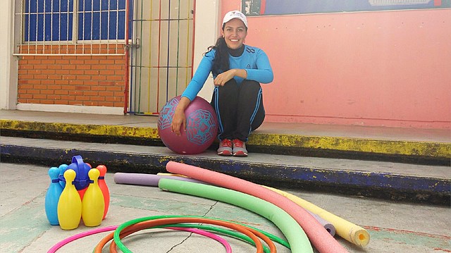 Primera maestra especializada en la educación física contratada