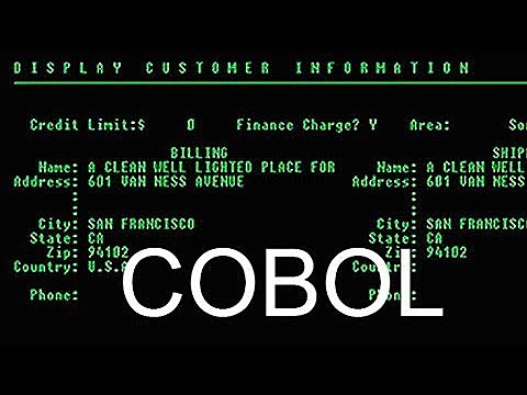 COBOL - LENGUAJE COMÚN ORIENTADO A NEGOCIOS