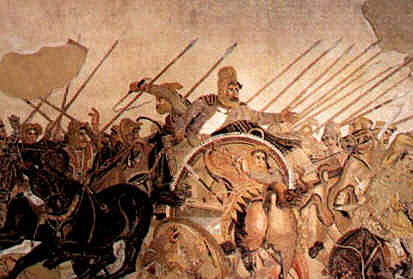 EL REY MACEDONIO ALEJANDRO MAGNO DERROTA A DARIO III, PONIENDO FIN AL IMPERIO PERSA