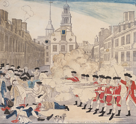 Cause 6:  Boston Massacre (March 5, 1770)
