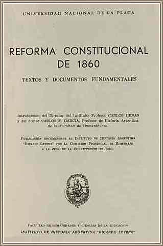 REFORMA CONSTITUCIONAL ARGENTINA.