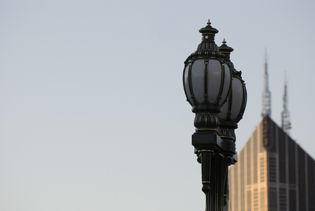First ever city street lights