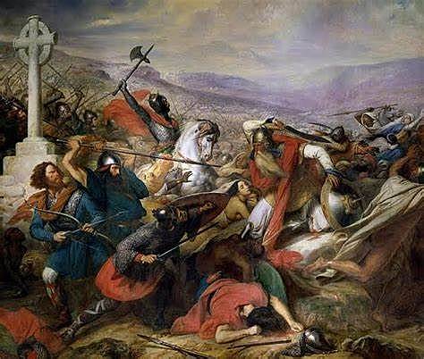 Batalla de Poitiers, año 732