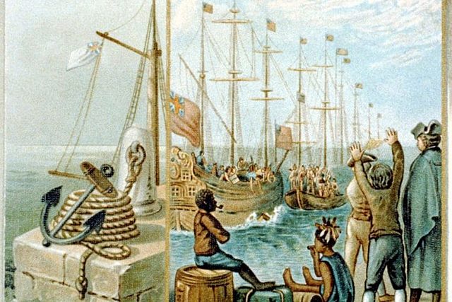 The Boston tea party