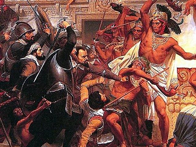 Hernan Cortez defeated the Aztecs.