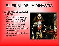 Regencia de Mariana de Austria. Minoría de Edad de Carlos I. Diversos validos.