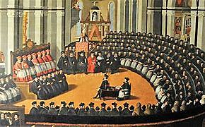 Celebración del Concilio de Trento,