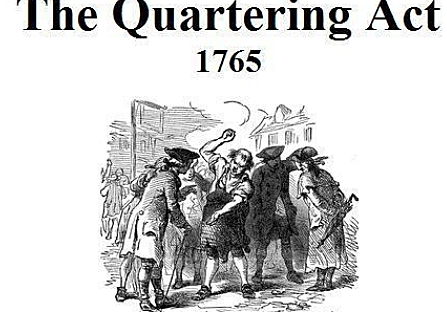 Cause 5: Quartering Act