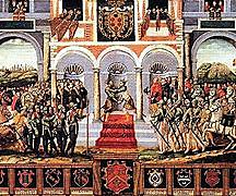 Guerra hispano-francesa, con victorias de España. Paz de Cateau-Cambrésis,