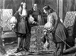 El rey Carlos II deja el gobierno en manos de diferentes validos.