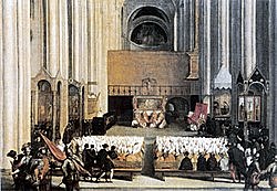 Celebración del Concilio de Trento