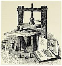Johannes Gutenberg invented the printing press.