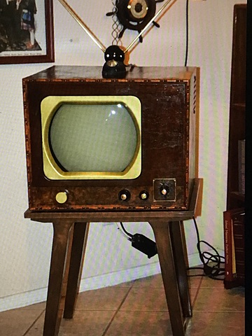 Television enters the home