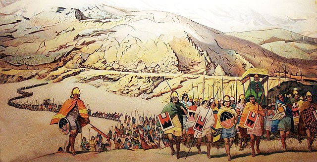 The expansion of the Incan Empire