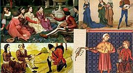 Timeline: EDAD MEDIA EUROPEA; LITERATURA