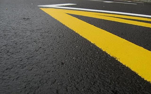 Pavimento con gránulo de caucho reciclado.