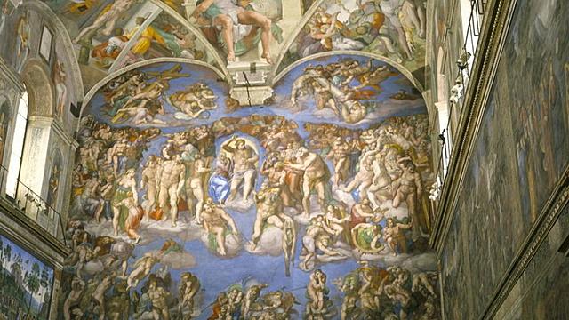 Miquel Àngel pinta la Capella Sixtina