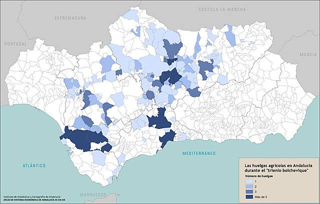 El trienio bolchevique en Andalucía