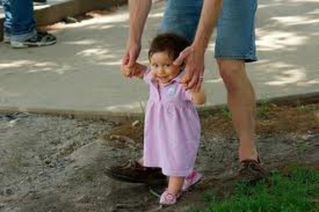 comienzo  a dar mis primeros pasos