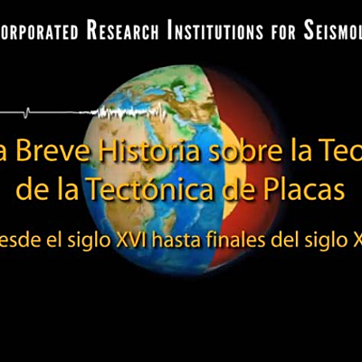 Timeline: Teoría de la tectónica de placas. Avances del s. XVI al XXI