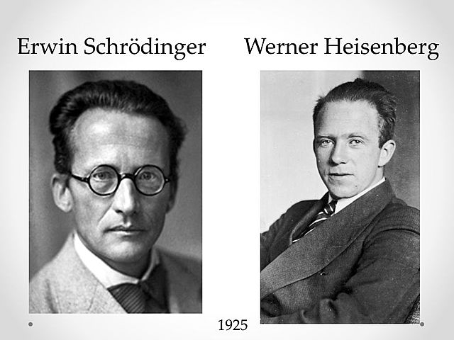 Erwin Schrodinger and Werner Heisenberg